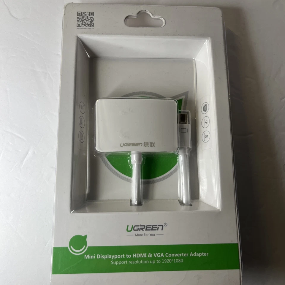 U Green Mini Displayport To HDMI & VGA Converter Adapter   - Image 4 of 4