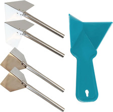 4 Coltelli per Strumenti Di Intonacatura, 1 Pezzo Di Cazzuola in Plastica, Uno S