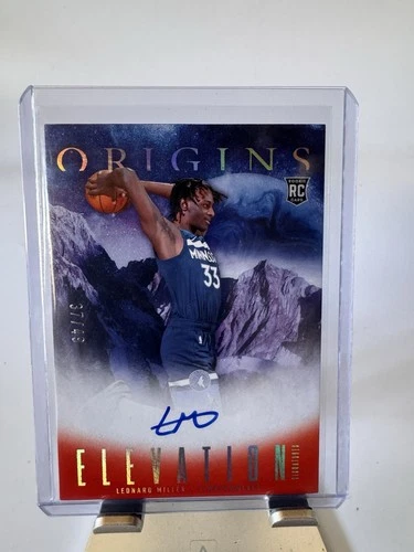 2023-24 Origins Leonard Miller Red Elevation Auto On Card Rookie RC 37/49