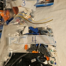 LEGO City Coast Guard Set 7738 Coast Guard Helicopter & Life Raft 100% COMPLETE