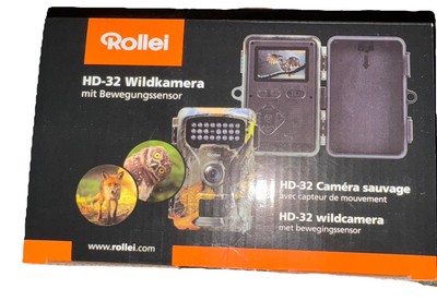 Rollei HD-32 Überwachungs-Wildkamera mit Bewegunssensor, IP54, NEU Und Ovp