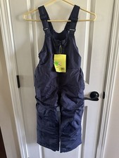 All in Motion Unisex Kid's Snow Bib - Navy Blue, X-Small 4-5 New