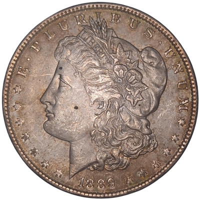 1889 P Morgan Silber Dollar Münze - 100% echt - U.S. Mint Philadelphia