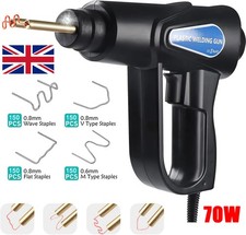 Hot Stapler Gun Car Bumper Fender Plastic Welding Repair Welder Kit With Staples