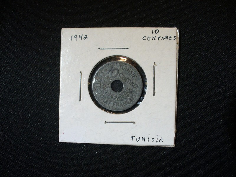Tunisia 1942 10 Centimes Coin