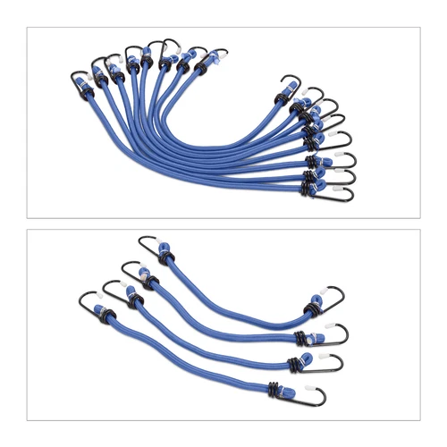 Pulpos elasticos tensores de carga ganchos ajustables 5 tamaños 1,3 kg azul - Imagen 7 de 8