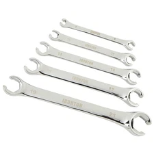 Ironton 5-Pc. Metric Flare Nut Wrench Set