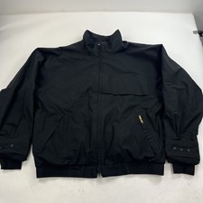 Zero Restriction Gore-Tex Black Golf Zip Up Jacket Wind Rain Size XL