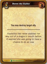 2006 Down the Gullet 9 Uncommon World of Warcraft WOW TCG CCG