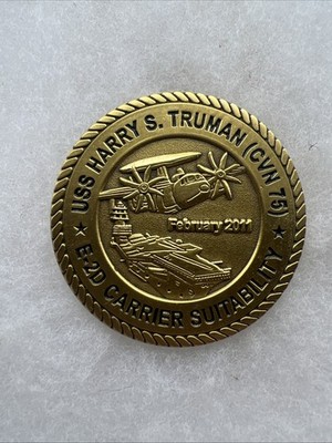 US Navy USS Harry S. Truman CVN 75 Challenge Coin (HH681
