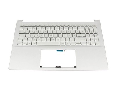 QCT AEXJDG01050 Tastatur inkl. Topcase DE deutsch silber/silber mit - ~D~