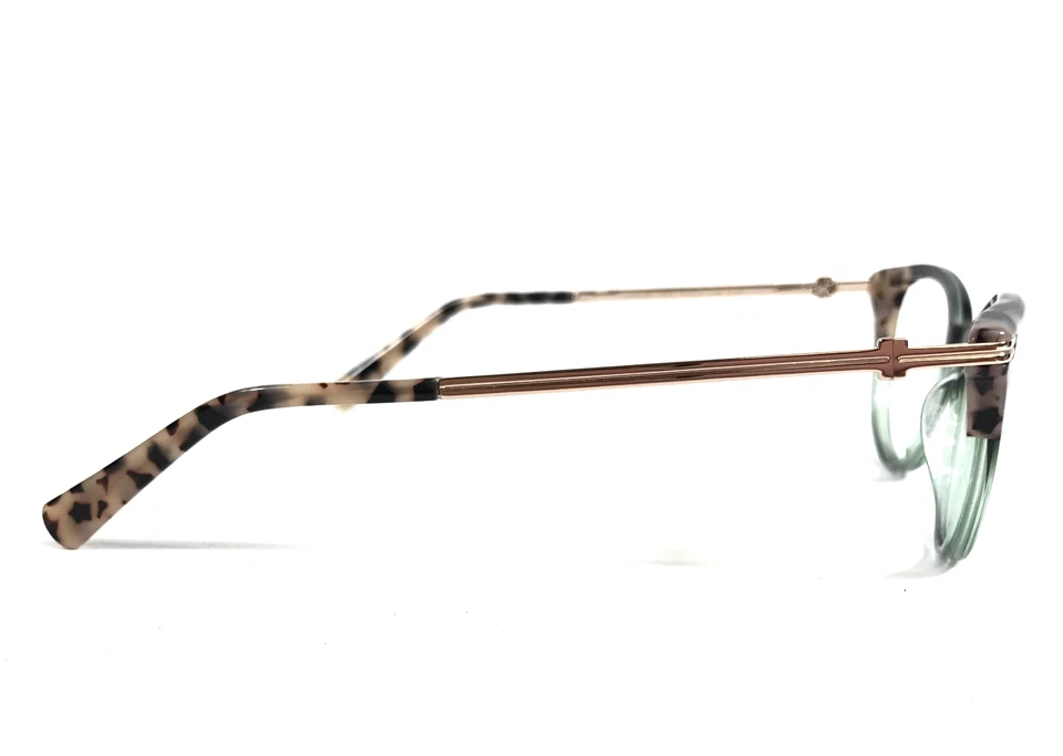 Monturas de gafas Ted Baker TWS258 GRN marrón tortuga verde dorado 52-19-140 Foto 4 de 4