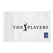 Golf Pin PGA Flag - White 8"x6" - Double-Sewn 600D Nylon - Regulation Tube Fl...