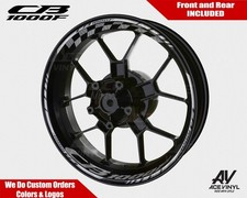 Honda CB1000F Silver Wheel Decals CB 1000F  Rim Stickers CB1000 F