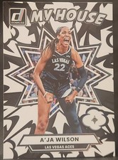 2025 Donruss WNBA A'ja Wilson My House #5 Las Vegas Aces Insert