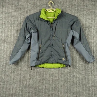 Mountain HardWear Jacket Womens 8 Outdoors Hiking Reversible Primaloft Pockets