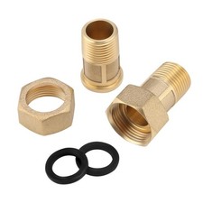 3/4" Male NPT Water Meter Coupling 1" Female NPT for DN20 Water Meter.