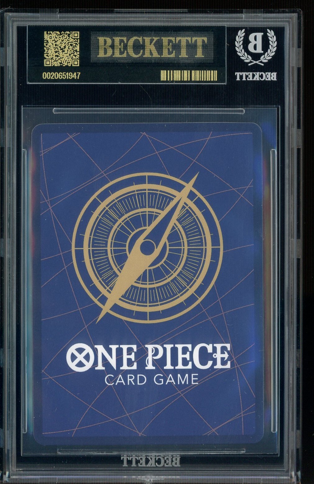 2024 One Piece #P043 Monkey D Luffy Convention Exclusive Foil BGS 10 BLACK LABEL view 2