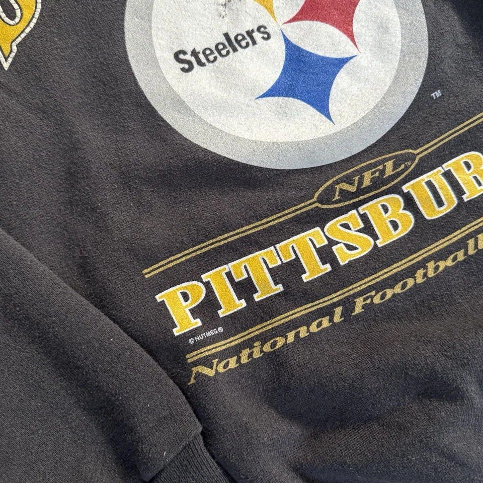 Sudadera De Colección Lee Sport Años 90 1997 Pittsburgh Steelers Juvenil XL Adulto Pequeña Foto 3 de 4