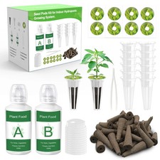 51Pcs Hydroponic Pods Kit：Supplies for Aerogarden Pods12 Grow Sponges12 Grow ... 0.41 per gallon