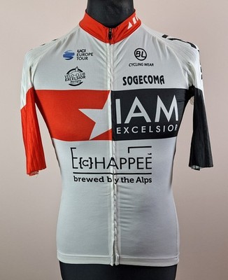 IAM Bicycle Line Cycling Jersey Men's Size M Rider Issue UCI Europe Tour I  AM