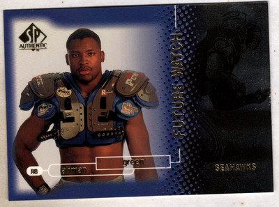 Ahman Green 1998 SP Authentic Future Watch RC /2000