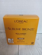 L'Oreal Paris Sublime Bronze Self Tanning Towelettes MediumStreak-Free (6 Pack)