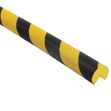 L-Shaped/Circular Edge Protector   19" Durable Polyurethane Foam, High-Visibi...