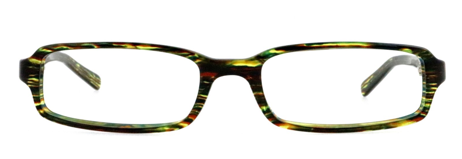 New PRADA VPR06G 6AK-1O1 50mm Green Striped Eyeglasses Frames Only Italy Unisex thumbnail 7