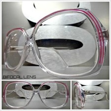 Oversized TRUE 70s Vintage Retro BIFOCAL READING EYE GLASSES READERS Frame 2.50