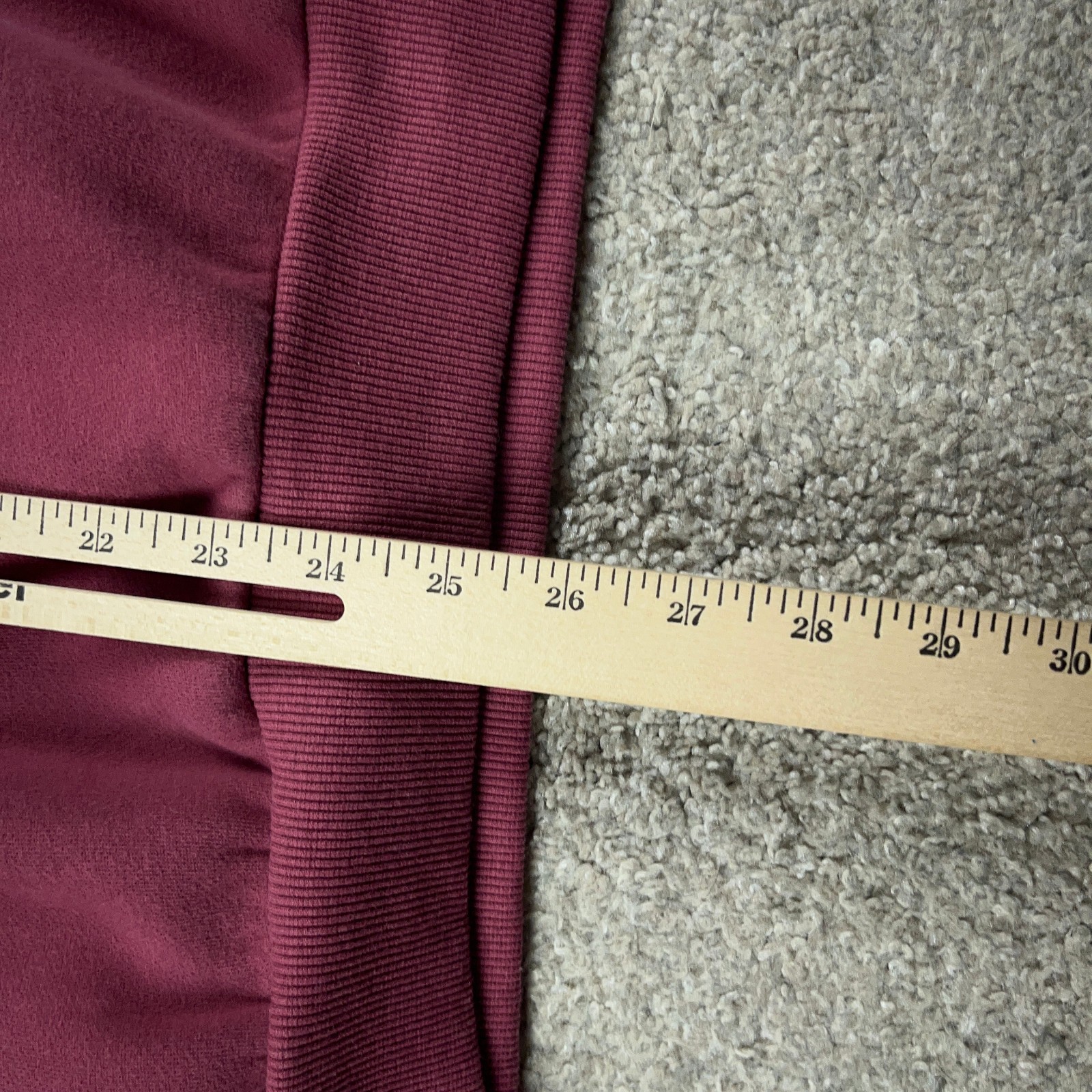 Comfrt Hoodie Womens Medium Red Baggy Preppy Sweatshirt Fleece Cozy Pullover