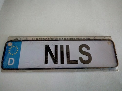 Mini Nummernschild mit Namen Geschenk Auto - Picture 10 of 50