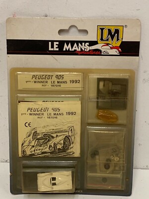 1/87 LeMans Miniatures Pre Painted Kit Peugeot 905 Winner of 1992 LeMans