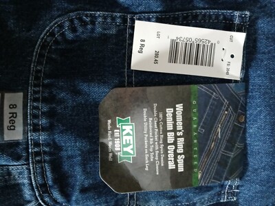 オーダー受付デニム Key Women's Denim Carpenter Bib Overall. NWT. Size. 8 Reg. | eBay