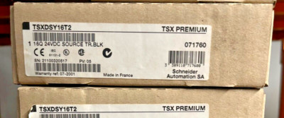 Schneider Automation SA TSXDSY16T2 TSX PREMIUM 16Q 24VDC SOURCE TR.BLK