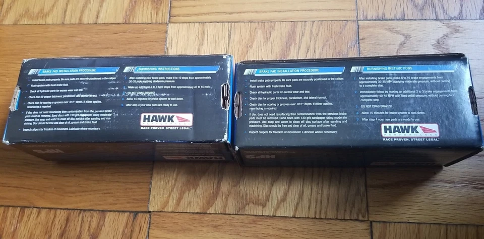 Передние и задние тормозные колодки Hawk Performance для BMW M5 - Изображение 4 из 4