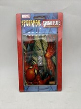 Marvel Spiderman Single Toggle Light Switch Plate Metal Cover 2004 - New