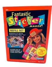 Hasbro Fantastic Sticker Maker Refill Set 8537 1994 Hasbro