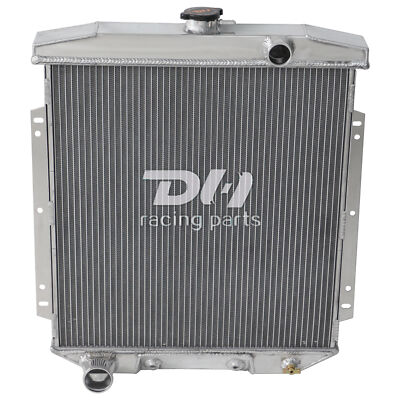 3 Rows Aluminum Radiator  Fits 1954-1956 1955 FORD Fairline Country 4.4L 3.9L V8