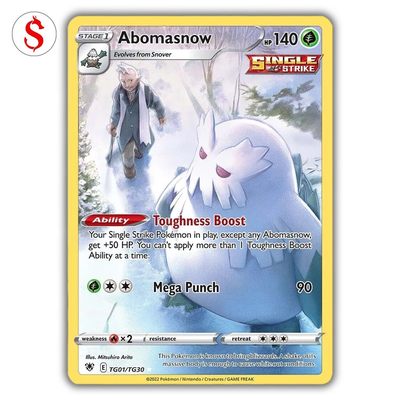 Abomasnow - 010/198 - Rare - Reverse Holo - Pokemon Singles » Chilling  Reign - CoreTCG