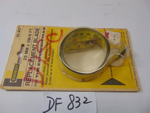 1970's NOS VINTAGE STANLEY REPLACEMENT BLADE 32-407 for Extender Rule 25 mm x 2m - Picture 3 of 5