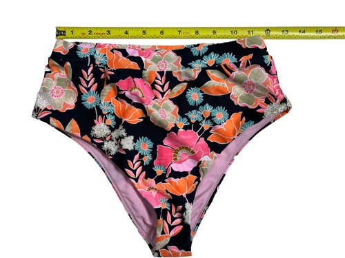 Raisins Women's Swim Cheeky High-Waist Tropics Pant Bikini Bottom Size-M $40 - Picture 3 of 7