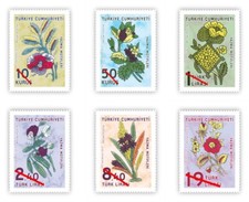 Türkei 2019 Turkey- Bedrückte Kopftuchmotive/Yazma Motifleri Mi.:D403-08 ** MNH