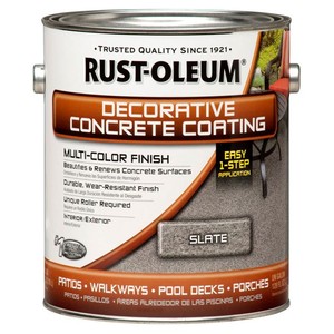 Rust Oleum Decorative Concrete Coating 3 8l Sahara Slate Or