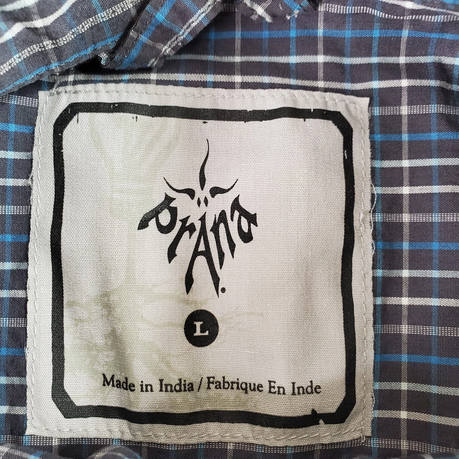 prana breathe plaid button up short sleeve hike casual shirt