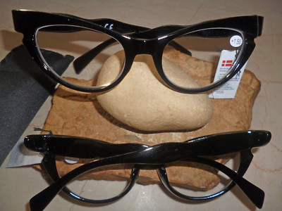 Wenn Lesebrille...dann CAT EYE (Mod.2) - schwarz  +1,5 +2,0 +2,5 +3,0 