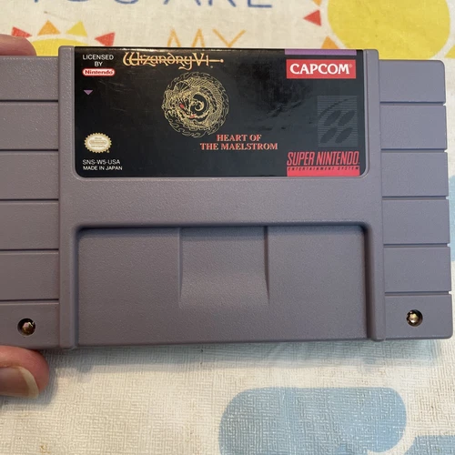 Wizardry V: Heart of the Maelstrom Super Nintendo SNES Game Authentic Tested