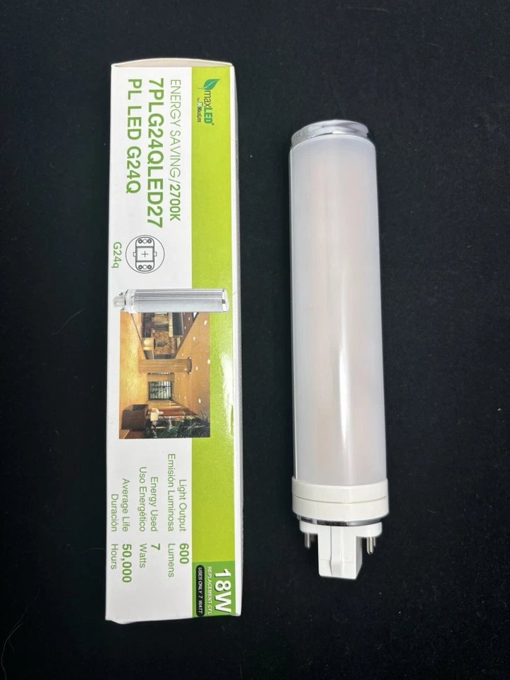 ⚡️10-pack⚡️7PLG24QLED27 MAXLITE CF 18 Watt LED Replacement CFL 120-277 Volt🐕 - Image 3 of 4
