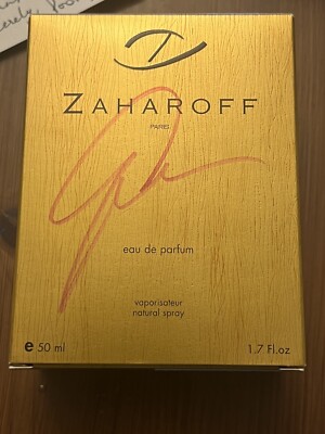Rare Vintage Zaharoff Paris Vintage Eau de Parfum 1.7oz 50 ml 