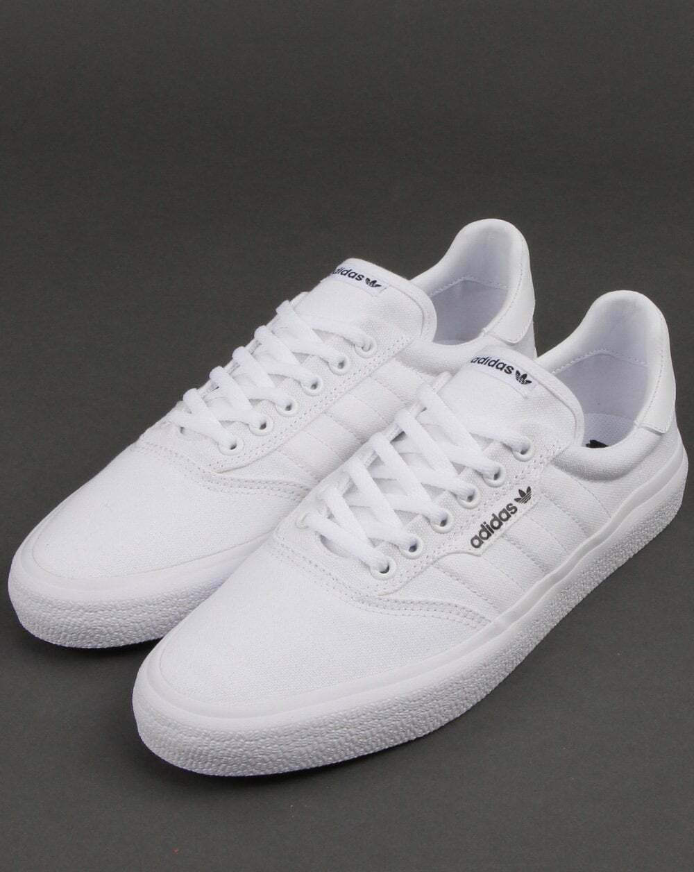 adidas white canvas sneakers